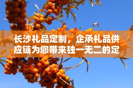 长沙礼品定制，企承礼品供应链为您带来独一无二的定制体验